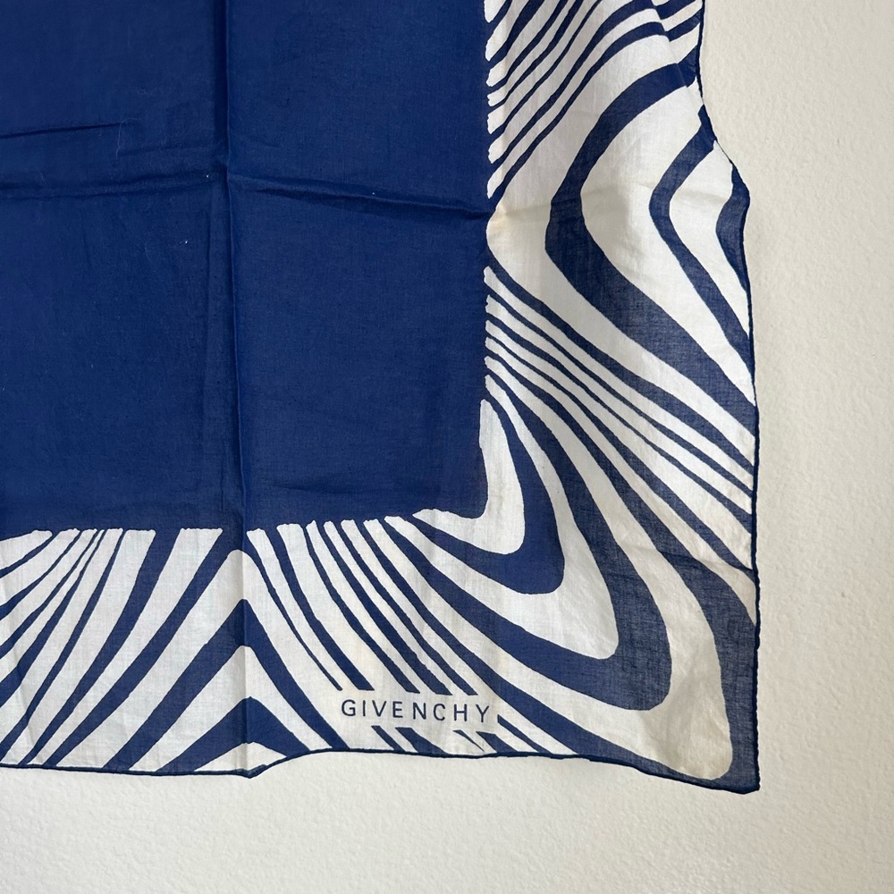 Vintage Givenchy Cotton Square Scarf - Picture 9 of 15